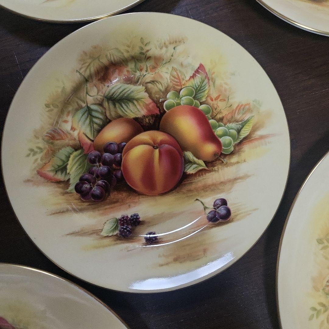 希少、廃盤エインズレイ　イギリス製オーチャードゴールド　お皿セット 希少、廃盤エインズレイイギリス製オーチャードゴールドお皿セット